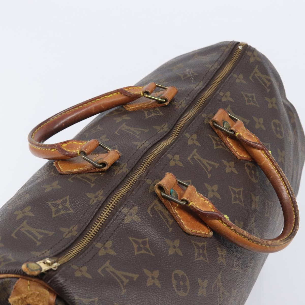 LOUIS VUITTON Monogram Speedy 40 Hand Bag M41522 LV Auth ar14363