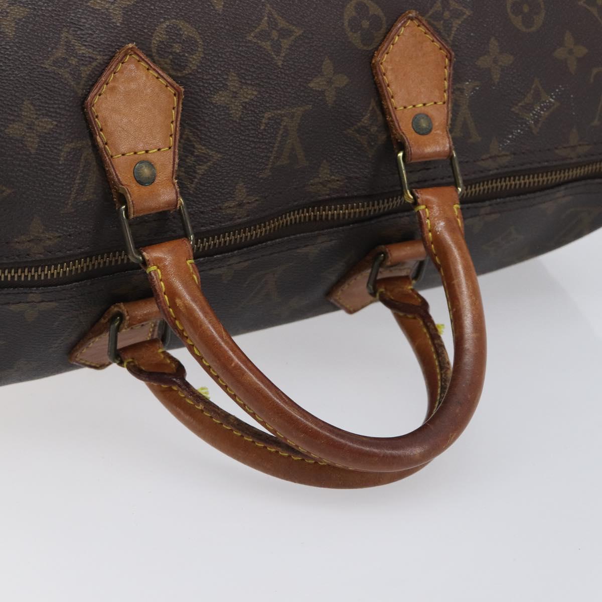 LOUIS VUITTON Monogram Speedy 40 Hand Bag M41522 LV Auth ar14363