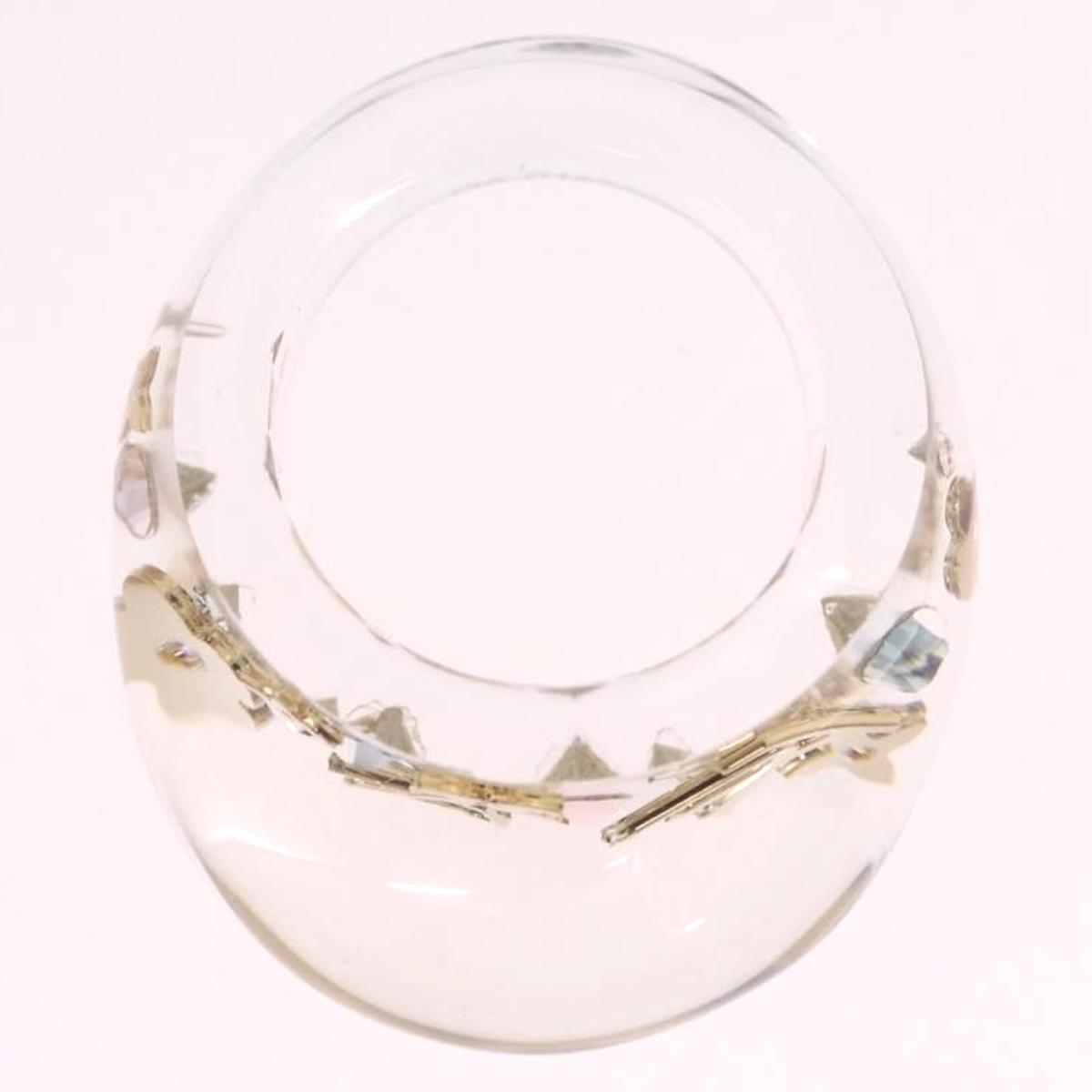 LOUIS VUITTON Uncle John Burgh Ring Plastic Clear M65863 LV Auth ar14373V