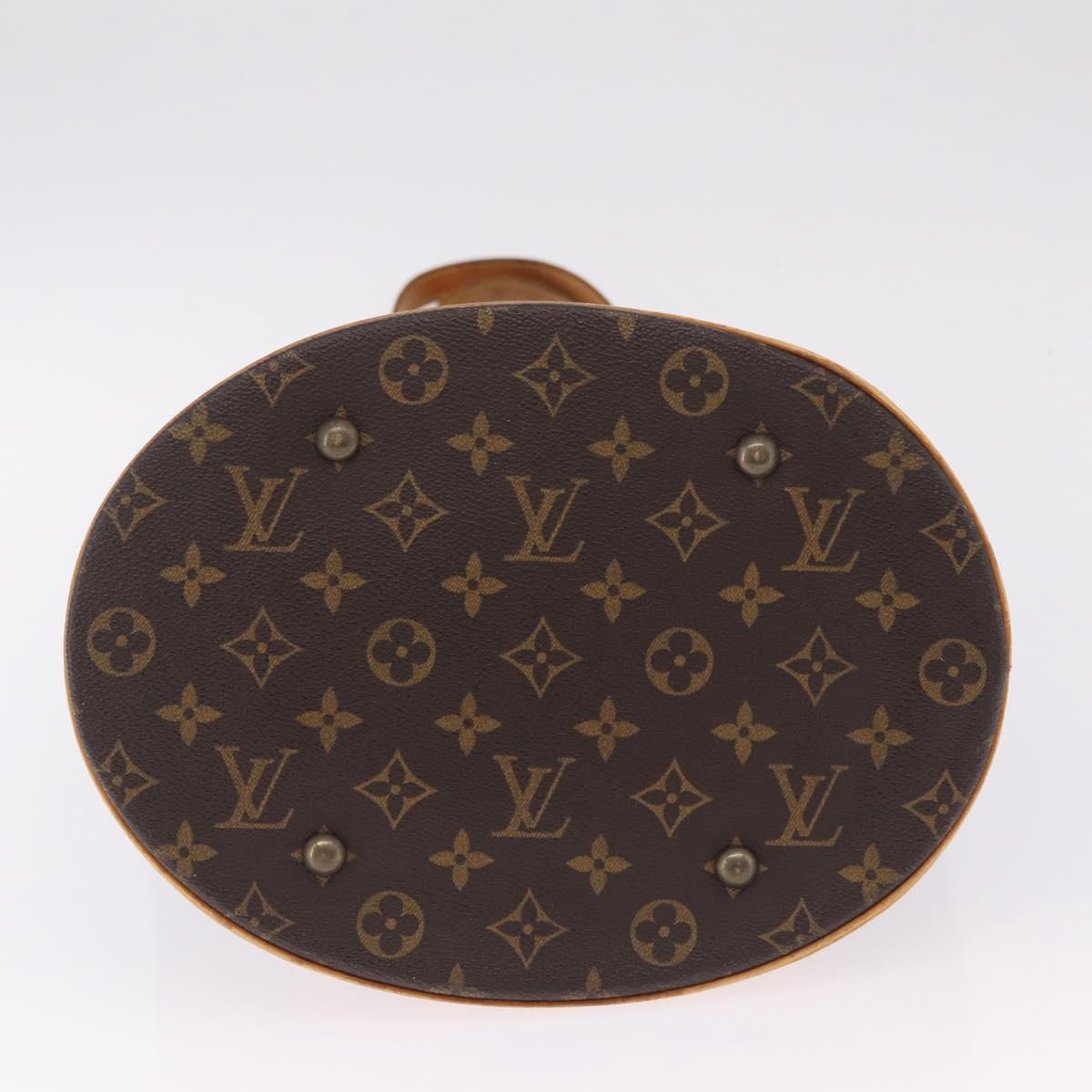 LOUIS VUITTON Monogram Bucket GM Shoulder Bag M42236 LV Auth ar14382
