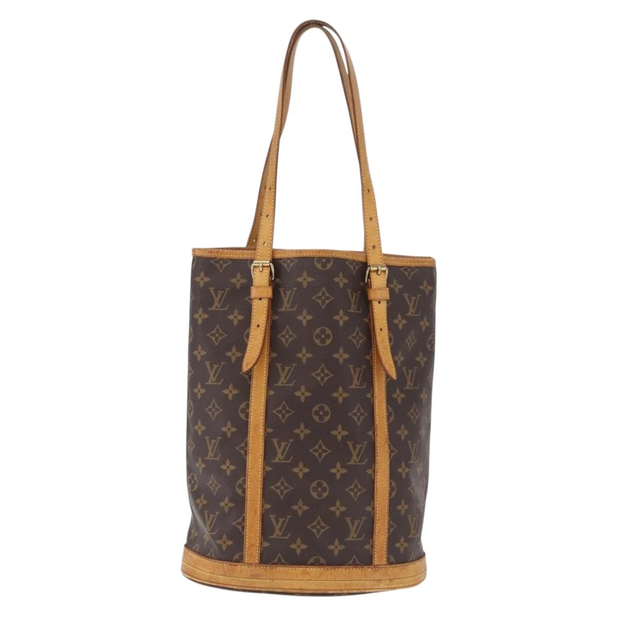 LOUIS VUITTON Monogram Bucket GM Shoulder Bag M42236 LV Auth ar14382