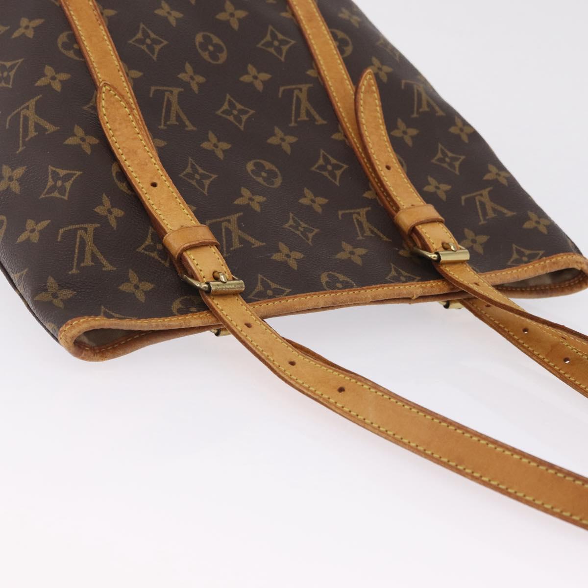 LOUIS VUITTON Monogram Bucket GM Shoulder Bag M42236 LV Auth ar14382