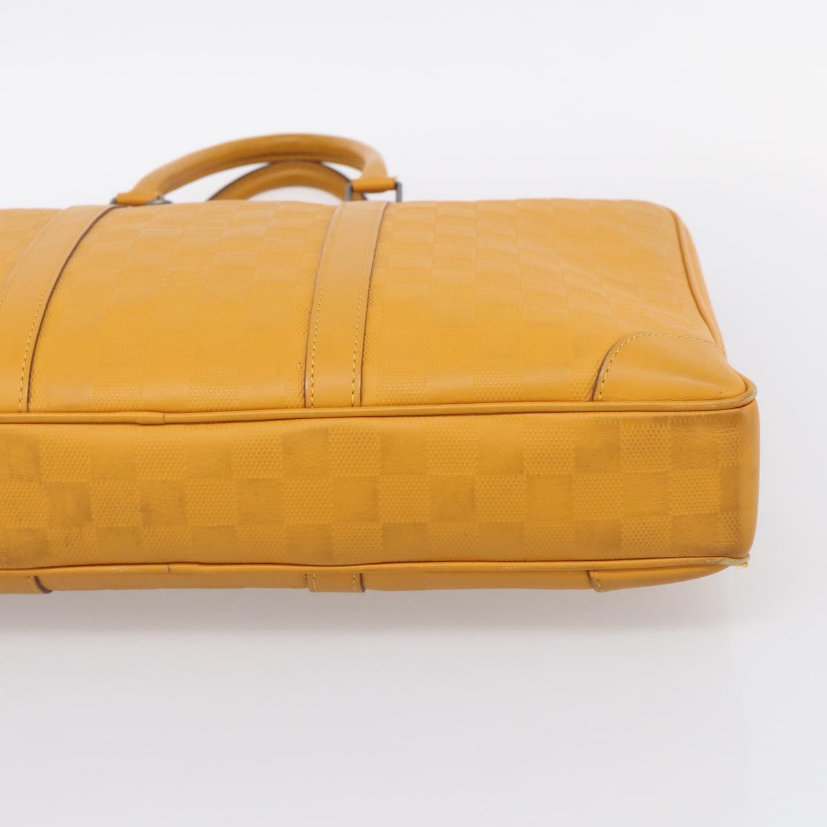 LOUIS VUITTON Damier Infini Porte Documents Voyage Bag N41218 LV Auth ar14408