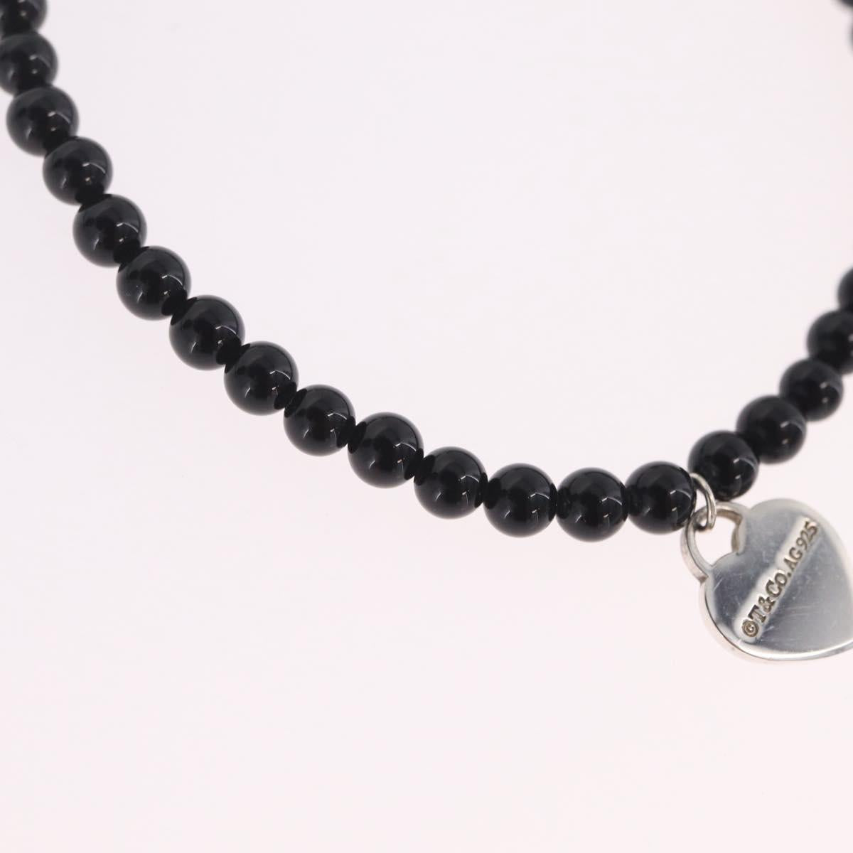 Tiffany & Co. Return To Bracelet Ag925 Black Auth ar14432V