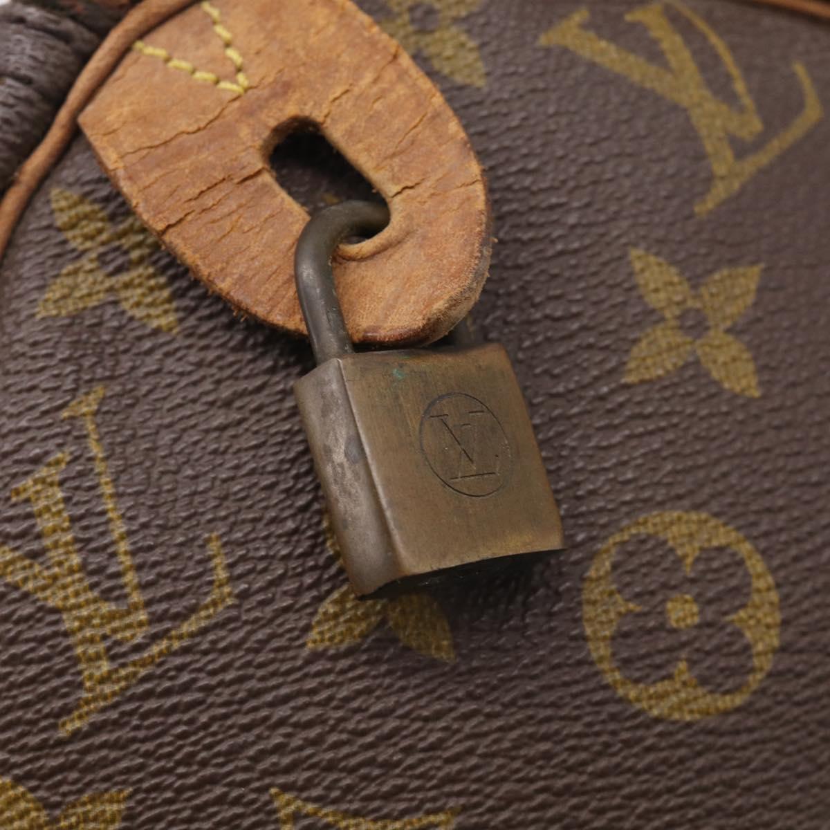 LOUIS VUITTON Monogram Speedy 40 Hand Bag M41522 LV Auth ar14504