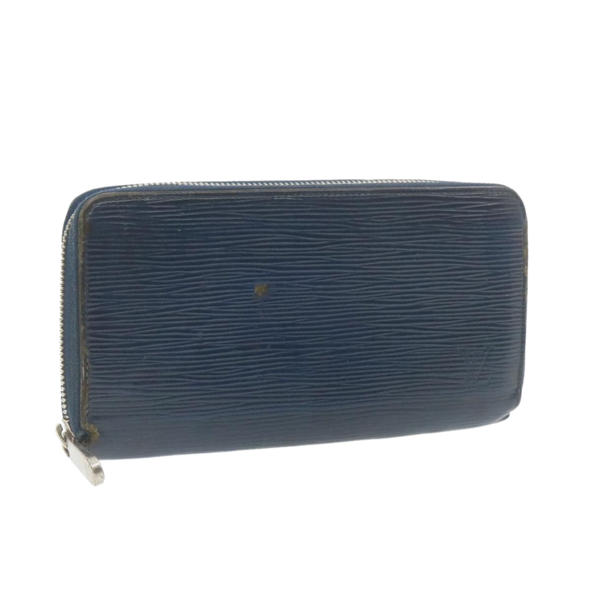 LOUIS VUITTON Epi Zippy Wallet Long Wallet Navy Blue M60307 LV Auth ar3608