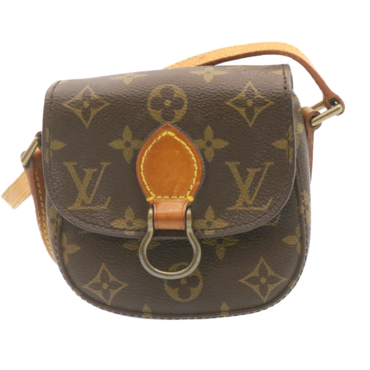 LOUIS VUITTON Monogram Bebe Saint Cloud Shoulder Bag M51245 LV Auth AR4486