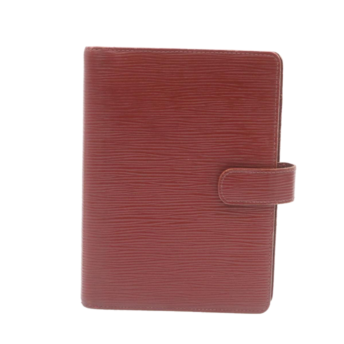 LOUIS VUITTON Epi Agenda MM Day Planner Cover Red R20047 LV Auth ar5964