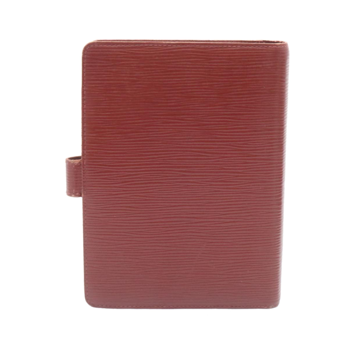 LOUIS VUITTON Epi Agenda MM Day Planner Cover Red R20047 LV Auth ar5964