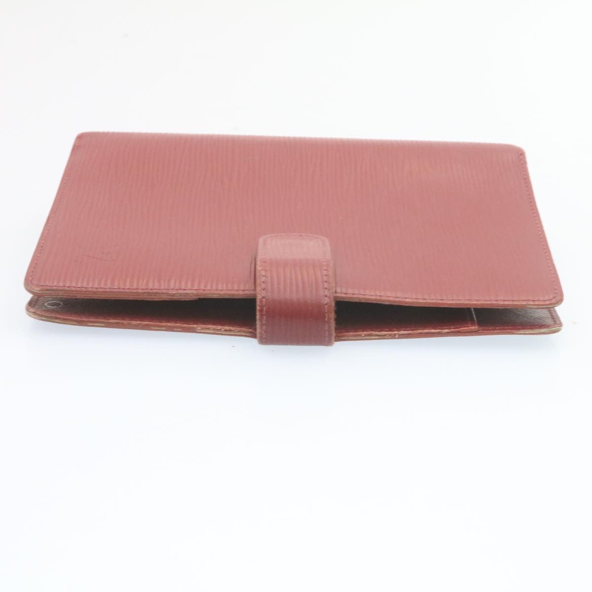 LOUIS VUITTON Epi Agenda MM Day Planner Cover Red R20047 LV Auth ar5964