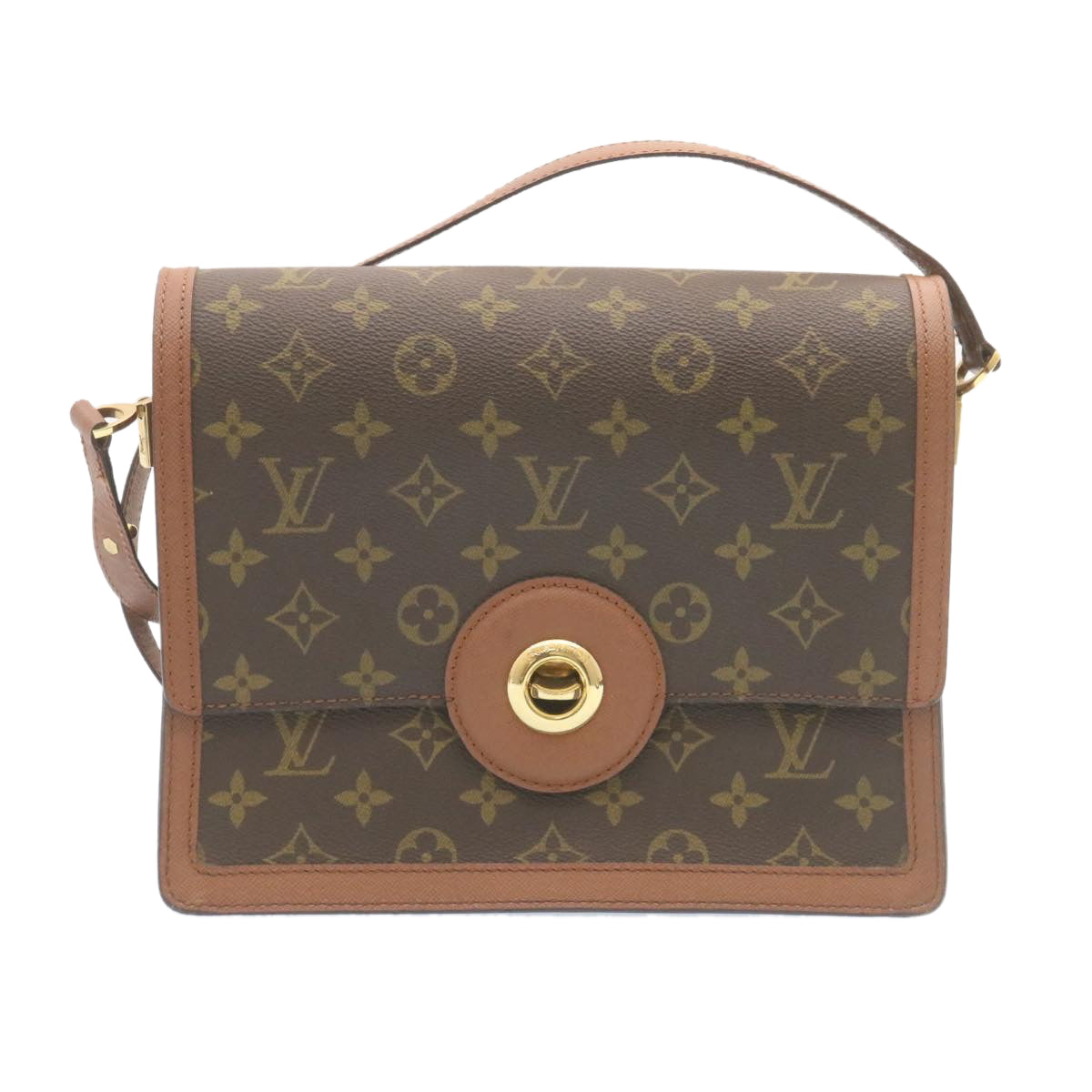 LOUIS VUITTON Monogram Raspail Shoulder Bag M51372 LV Auth ar5975A