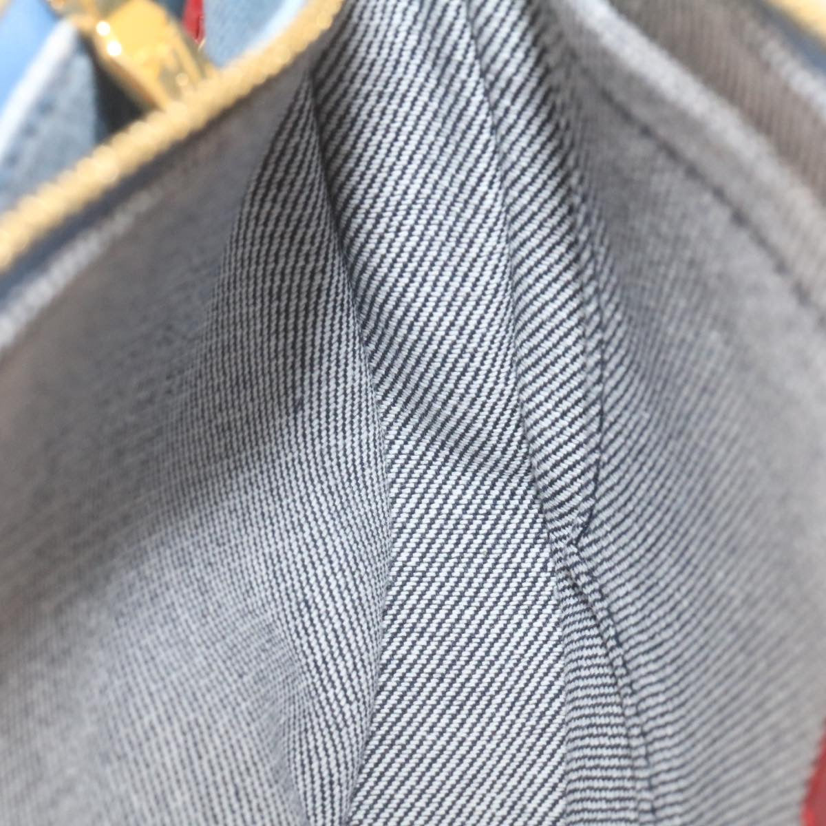 LOUIS VUITTON Denim Multi Pochette Accessoires Shoulder Bag M44990 Auth ar6462SM
