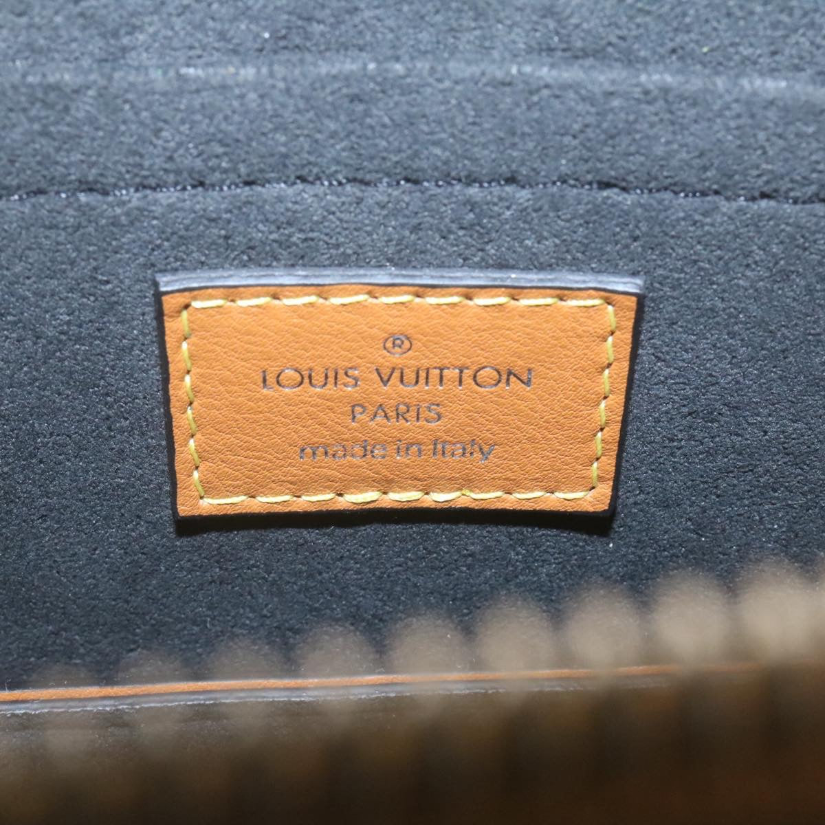 LOUIS VUITTON Epi San Fran Sac Tricot Hand Bag 2way Yellow M52805 Auth ar6465SV