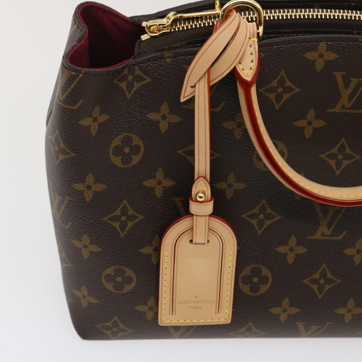 LOUIS VUITTON Monogram Petit Palais PM Hand Bag M45900 LV Auth ar6785S