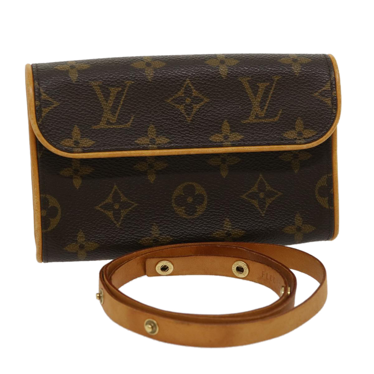 LOUIS VUITTON Monogram Pochette Florentine Waist Bag M51855 LV Auth ar7300