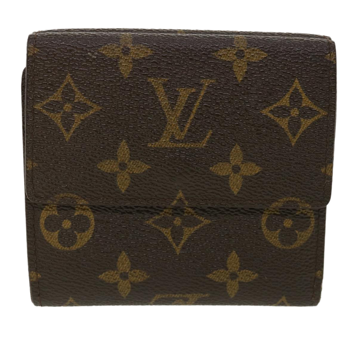 LOUIS VUITTON Monogram Portefeuille Elise Wallet M61654 LV Auth ar8746