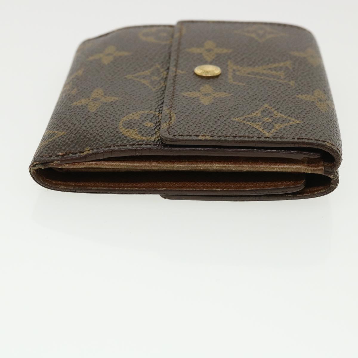 LOUIS VUITTON Monogram Portefeuille Elise Wallet M61654 LV Auth ar8746