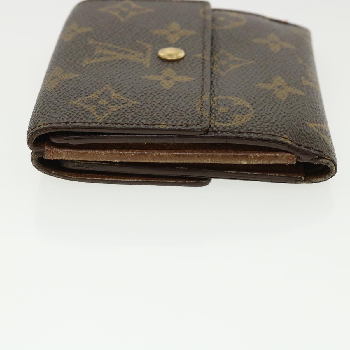 LOUIS VUITTON Monogram Portefeuille Elise Wallet M61654 LV Auth ar8746