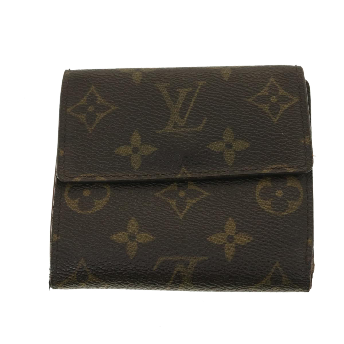 LOUIS VUITTON Monogram Portefeuille Elise Wallet M61654 LV Auth ar8747