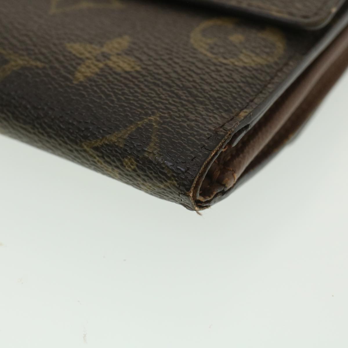 LOUIS VUITTON Monogram Portefeuille Elise Wallet M61654 LV Auth ar8747