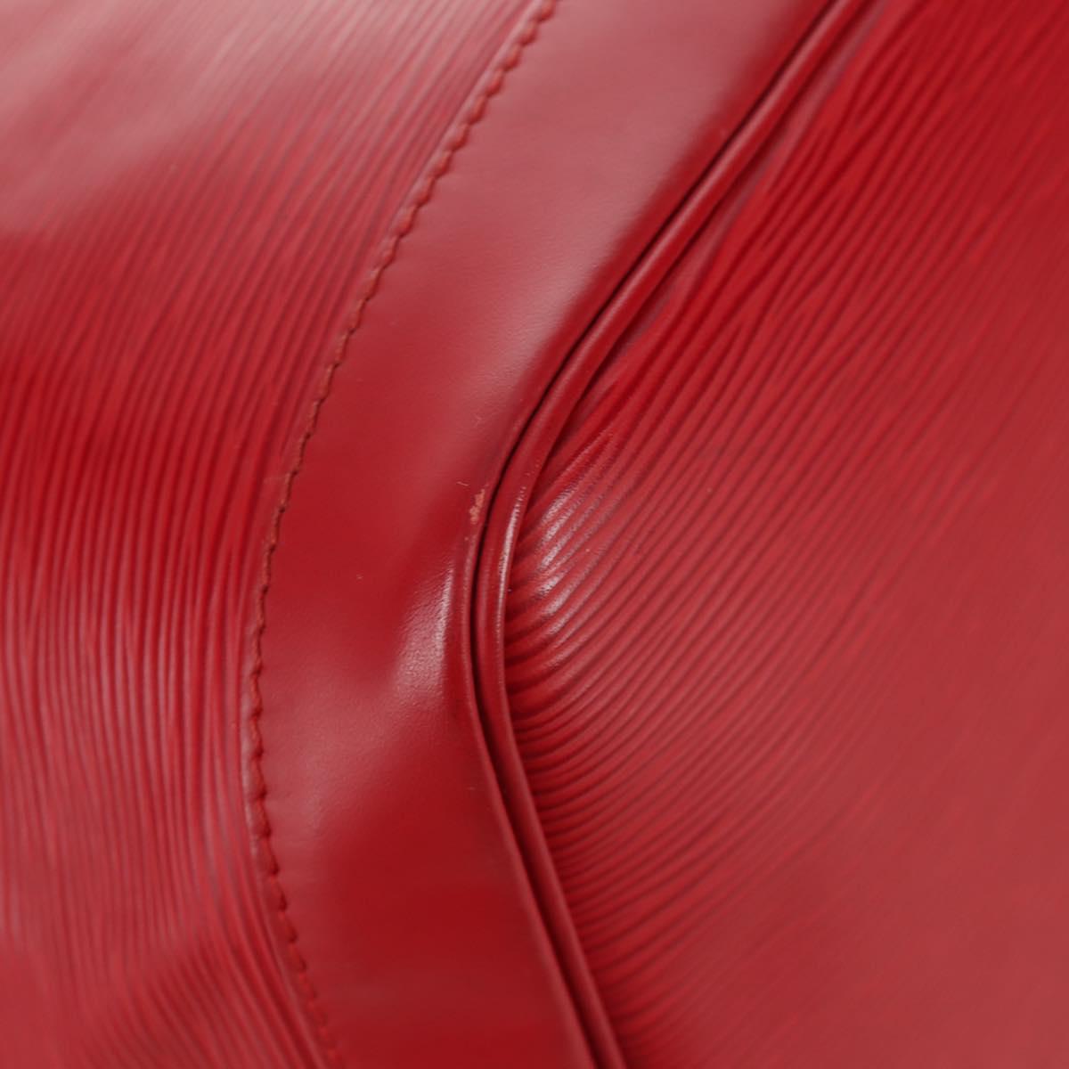 LOUIS VUITTON Epi Petit Noe Shoulder Bag Red M44107 LV Auth ARZ006V