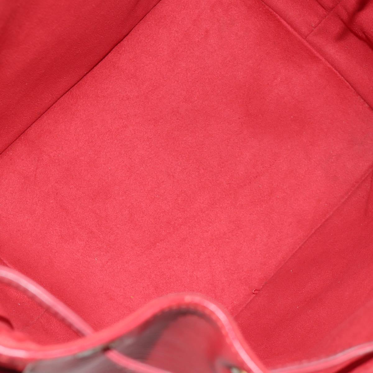 LOUIS VUITTON Epi Petit Noe Shoulder Bag Red M44107 LV Auth ARZ006V