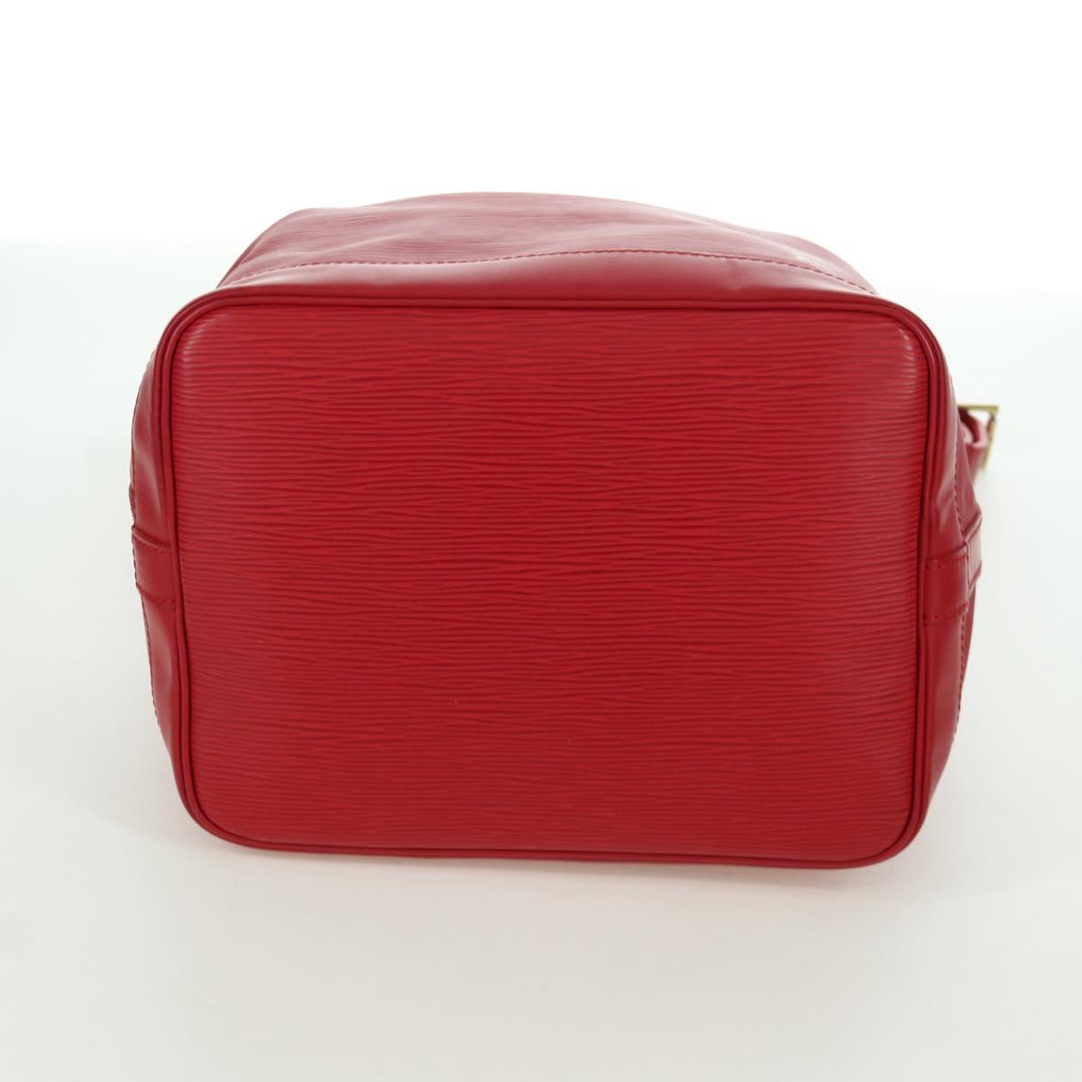 LOUIS VUITTON Epi Petit Noe Shoulder Bag Red M44107 LV Auth ARZ006V