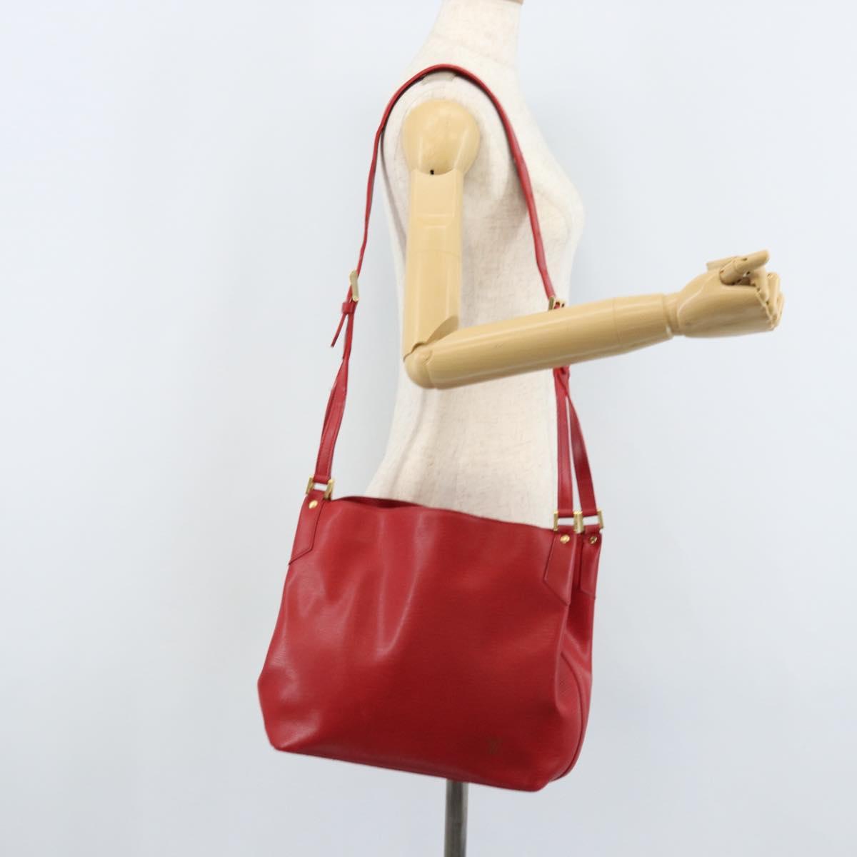 LOUIS VUITTON Epi Mandala MM Shoulder Bag Red M5889E LV Auth ARZ007A