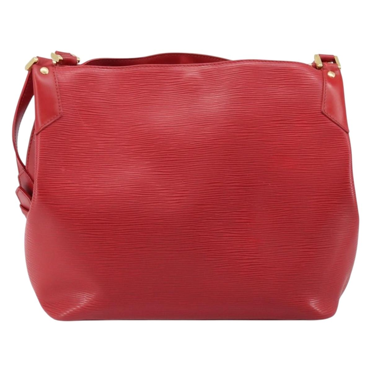 LOUIS VUITTON Epi Mandala MM Shoulder Bag Red M5889E LV Auth ARZ007A