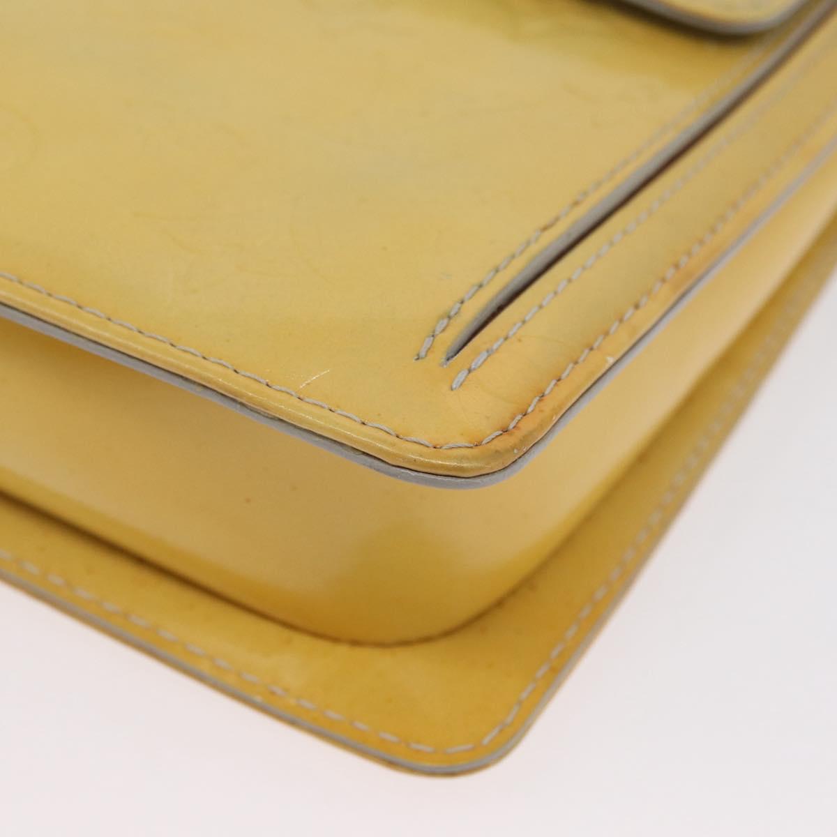 LOUIS VUITTON Monogram Vernis Motto Accessory Pouch Gris M91030 LV Auth ARZ024