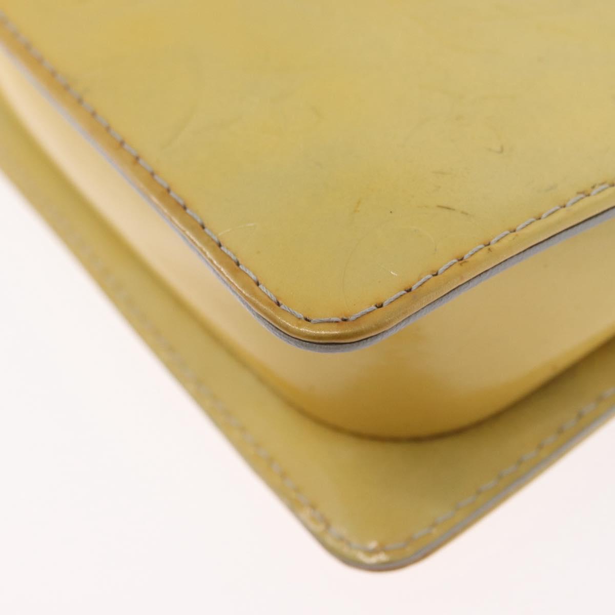 LOUIS VUITTON Monogram Vernis Motto Accessory Pouch Gris M91030 LV Auth ARZ024