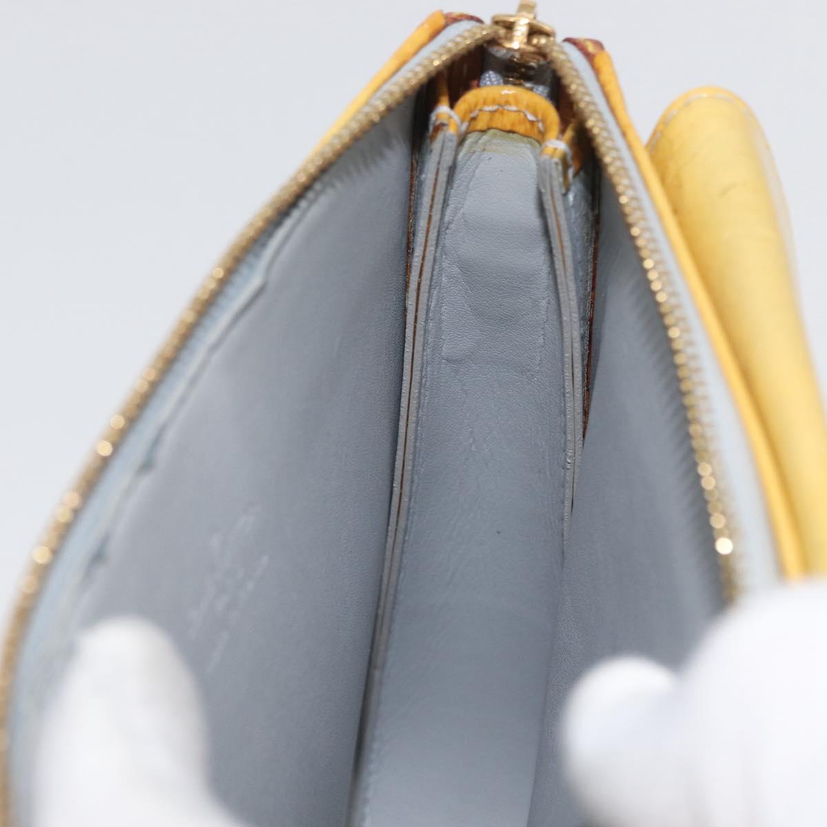 LOUIS VUITTON Monogram Vernis Motto Accessory Pouch Gris M91030 LV Auth ARZ024