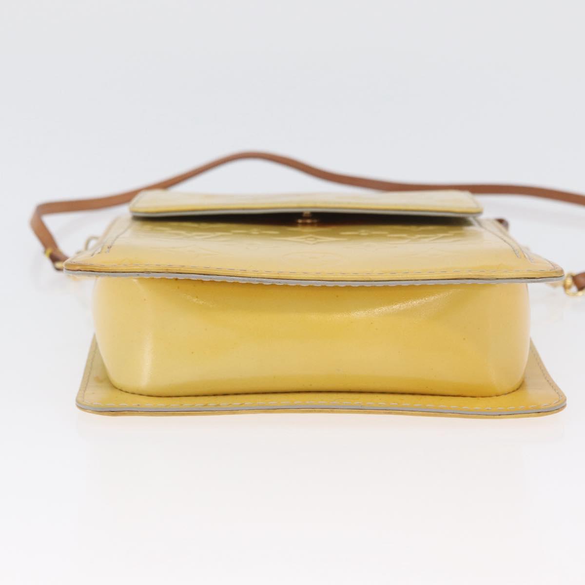 LOUIS VUITTON Monogram Vernis Motto Accessory Pouch Gris M91030 LV Auth ARZ024
