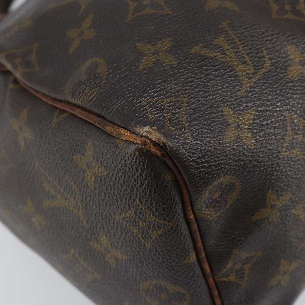 LOUIS VUITTON Monogram Speedy 25 Hand Bag M41528 LV Auth ARZ027