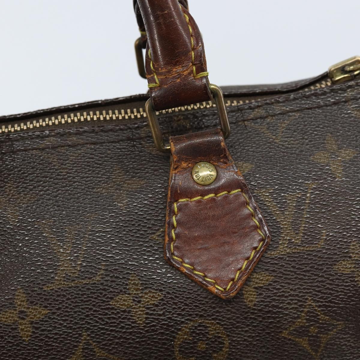 LOUIS VUITTON Monogram Speedy 25 Hand Bag M41528 LV Auth ARZ027