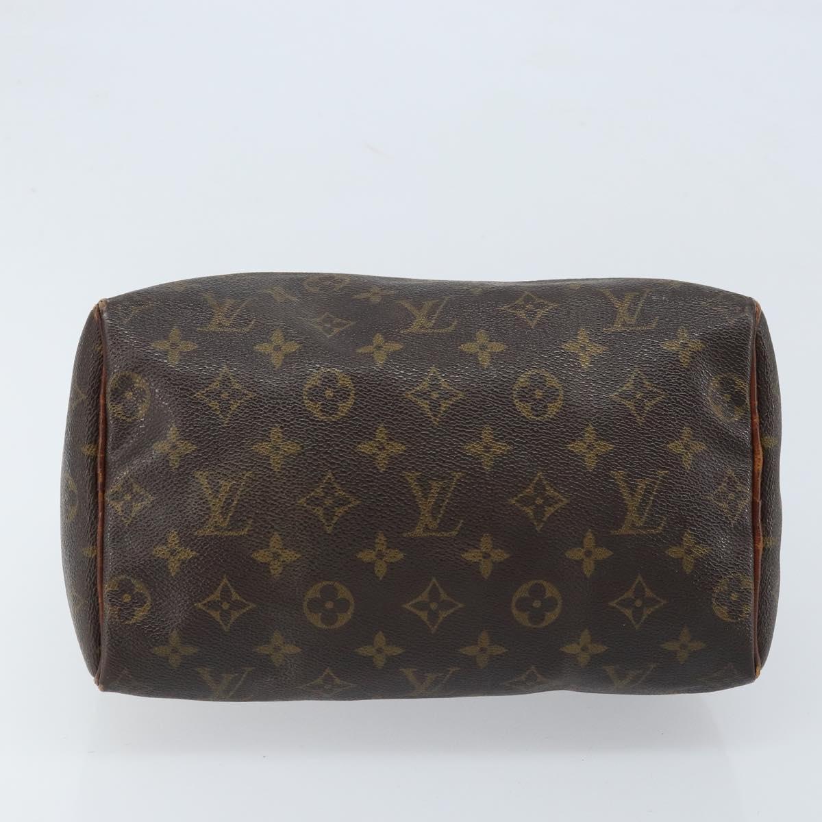 LOUIS VUITTON Monogram Speedy 25 Hand Bag M41528 LV Auth ARZ027