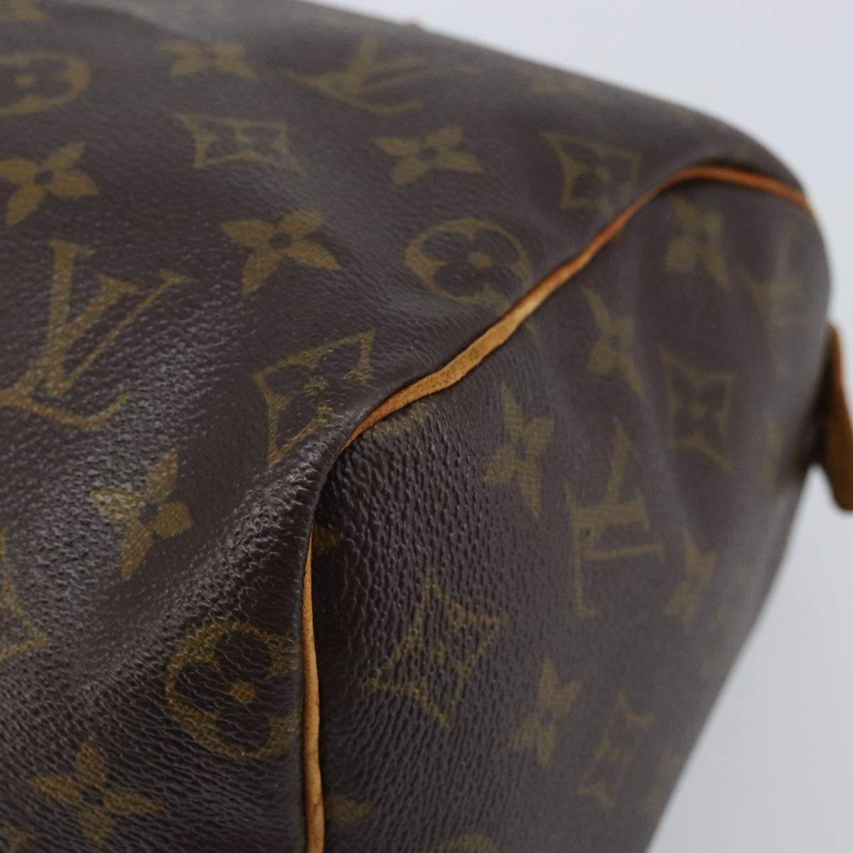 LOUIS VUITTON Monogram Speedy 25 Hand Bag M41528 LV Auth ARZ028