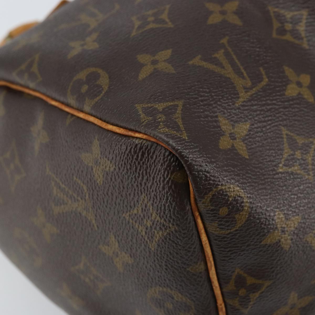 LOUIS VUITTON Monogram Speedy 25 Hand Bag M41528 LV Auth ARZ028