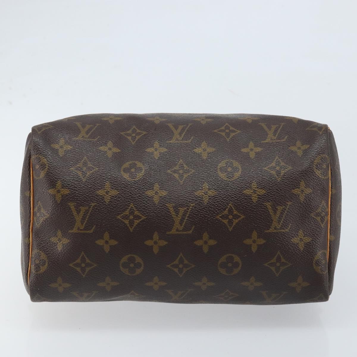 LOUIS VUITTON Monogram Speedy 25 Hand Bag M41528 LV Auth ARZ028
