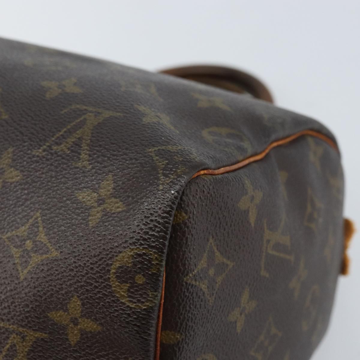 LOUIS VUITTON Monogram Speedy 25 Hand Bag M41528 LV Auth ARZ031
