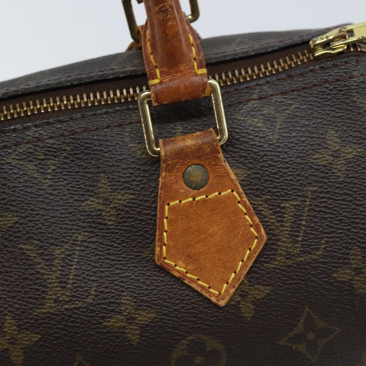 LOUIS VUITTON Monogram Speedy 25 Hand Bag M41528 LV Auth ARZ031