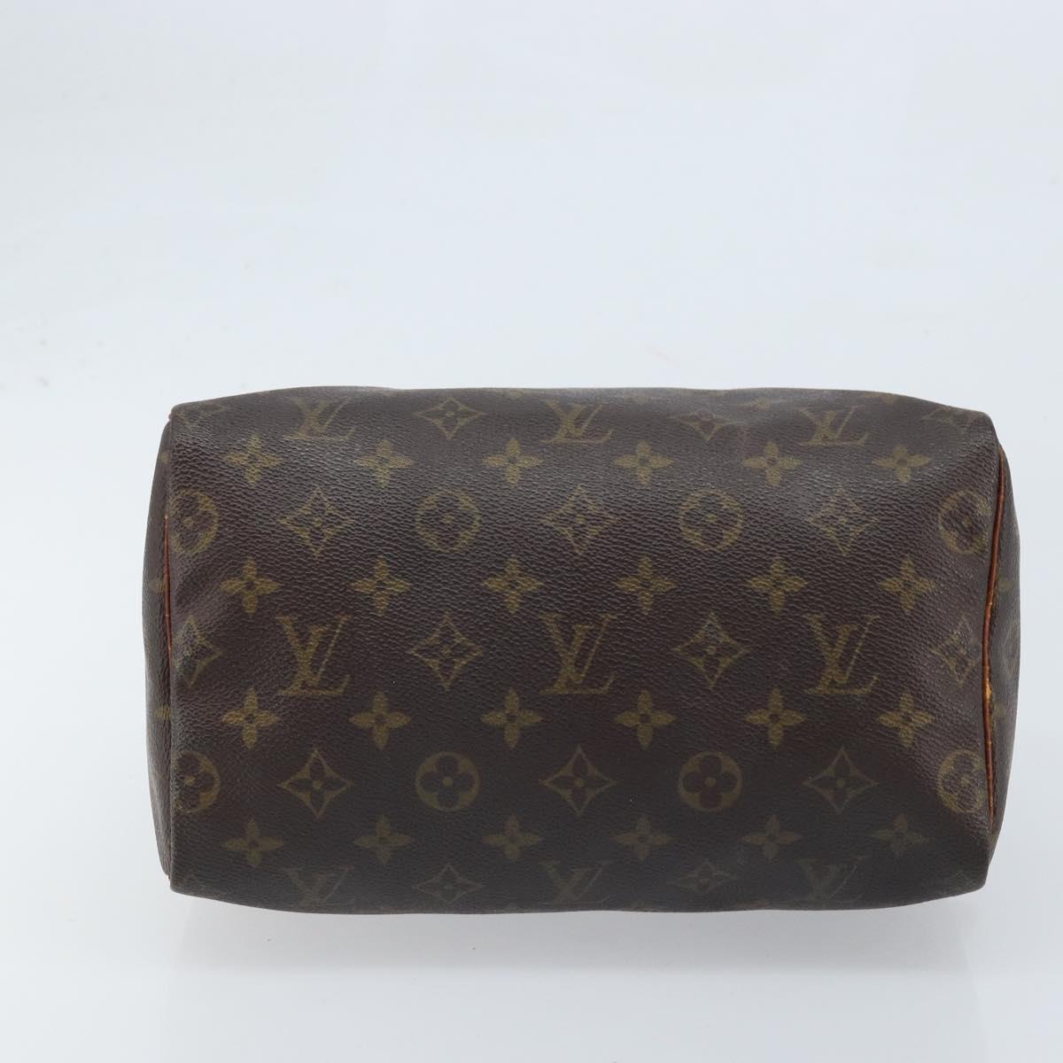LOUIS VUITTON Monogram Speedy 25 Hand Bag M41528 LV Auth ARZ031