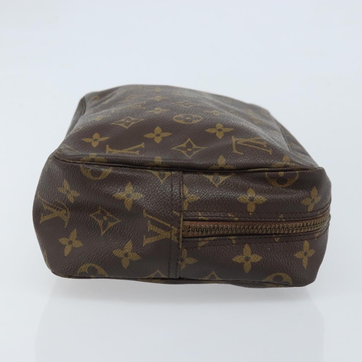 LOUIS VUITTON Monogram Trousse Toilette 28 Clutch Bag M47522 LV Auth ARZ042