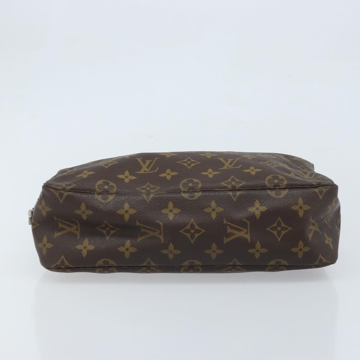 LOUIS VUITTON Monogram Trousse Toilette 28 Clutch Bag M47522 LV Auth ARZ042