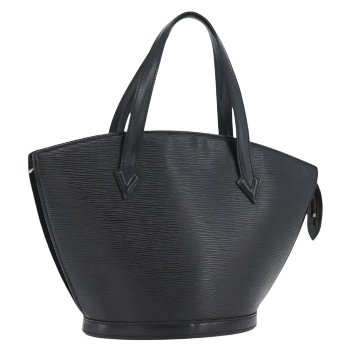 LOUIS VUITTON Epi Saint Jacques Shopping Bag Black M52262 LV Auth ARZ048