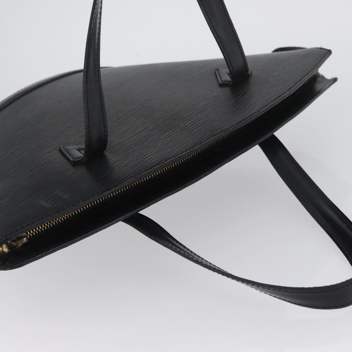 LOUIS VUITTON Epi Saint Jacques Shopping Bag Black M52262 LV Auth ARZ048