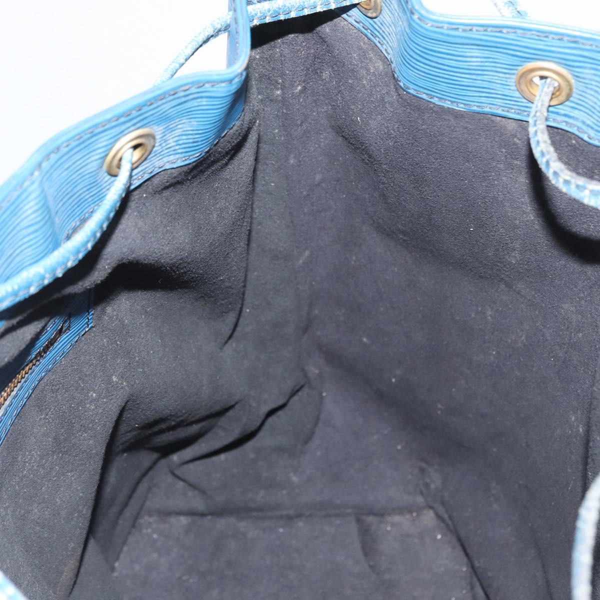 LOUIS VUITTON Epi Noe Shoulder Bag Toledo Blue M44005 LV Auth ARZ049