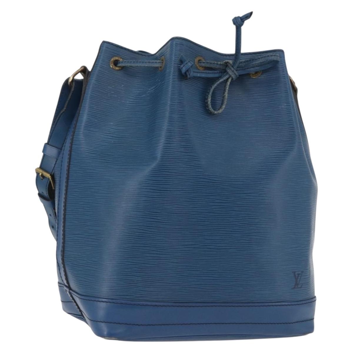 LOUIS VUITTON Epi Noe Shoulder Bag Toledo Blue M44005 LV Auth ARZ049