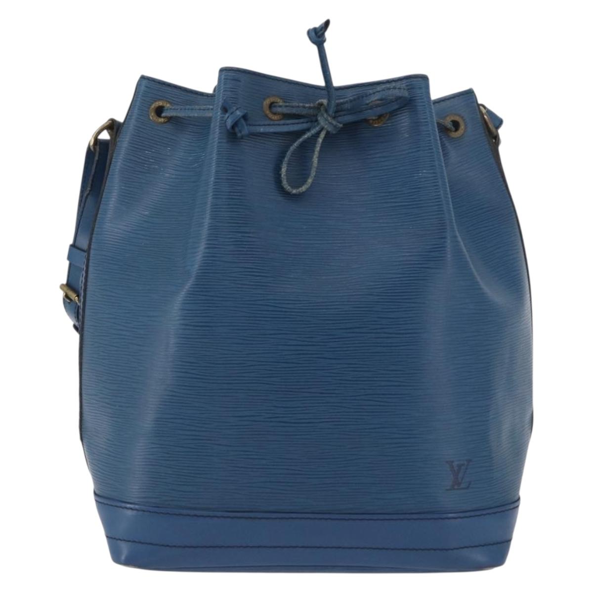 LOUIS VUITTON Epi Noe Shoulder Bag Toledo Blue M44005 LV Auth ARZ049