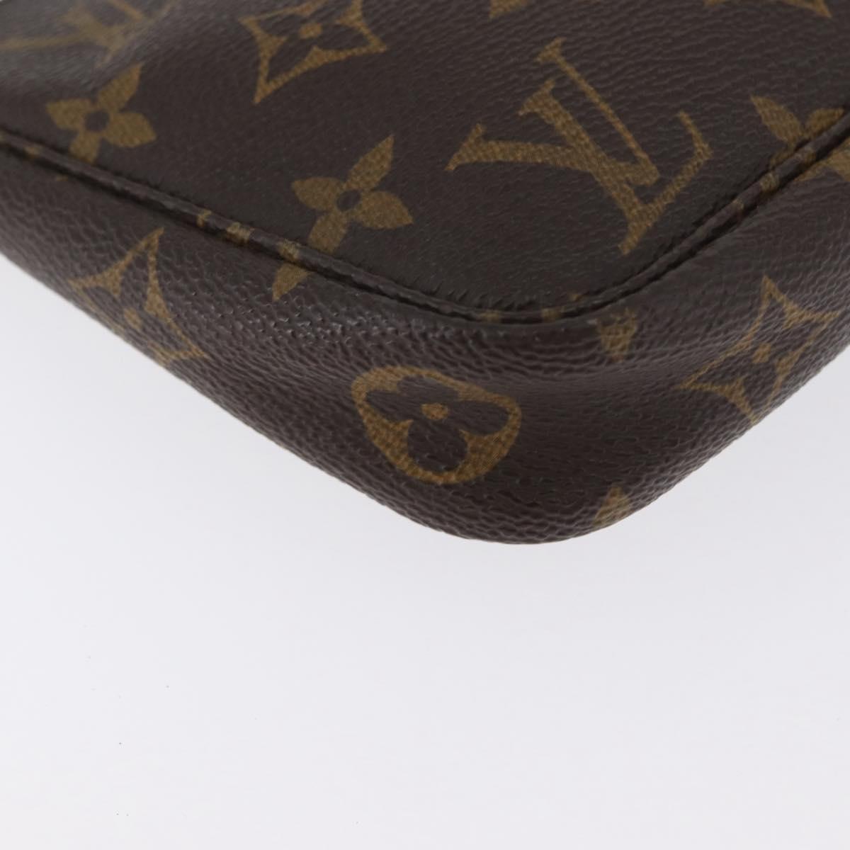 LOUIS VUITTON Monogram Pochette Accessoires Pouch M51980 LV Auth ARZ051
